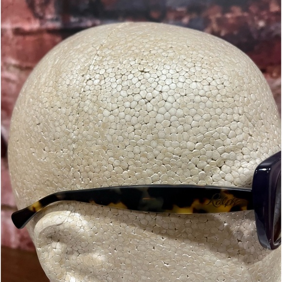 PREOWNED RALPH LAUREN RA 5190 SUNGLASSES ( NICE ) CAT EYE PURPLE TORTOISE - Picture 8 of 12